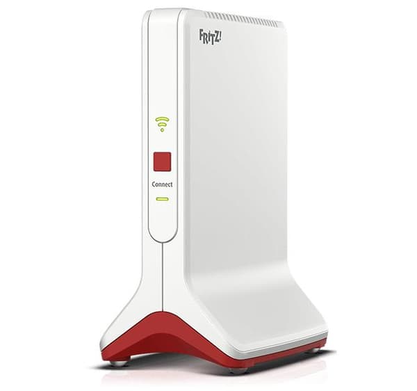 AVM FRITZ!Repeater 6000 AX - WiFi-förstärkare - Tri-Band- WiFi 6 - 6000 Mbps Röd, Vit