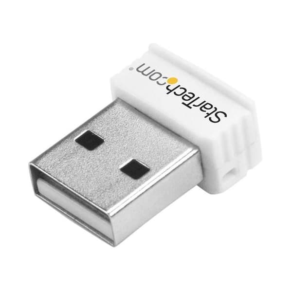 USB WiFi-adapter - STARTECH.COM - USB150WN1X1W - 150 Mbps - 2.4 GHz - Vit سفید