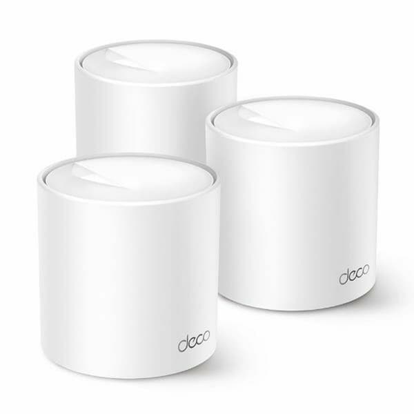 Repeater WiFi + Router + Anslutningspunkt OR: Signalförstärkare WiFi + Router + Anslutningspunkt TP-Link DECO X10(3-PACK) Vit Vit