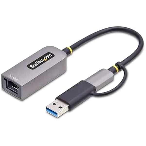 Nätverksadapter - STARTECH.COM - USB-C till Ethernet - 2.5GbE - USB-A - Kompakt