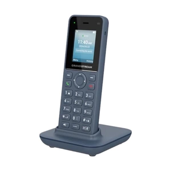 Lankapuhelin Grandstream WP826 Antrasiitinharmaa Sininen