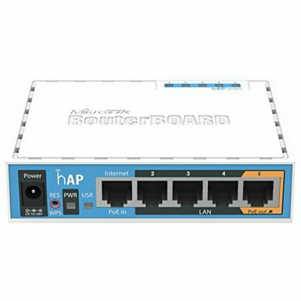 Adgangspunkt Mikrotik hAP Hvid Hvid