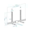 Miniatyrbillede 10 af 11: TV-holder TooQ Sort