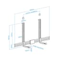 Miniatyrbillede 11 af 11: TV-holder TooQ Sort