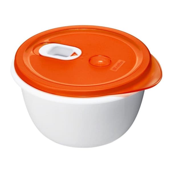 Rotho Clever Magnetron Bowl 1,5L Papaya Rood