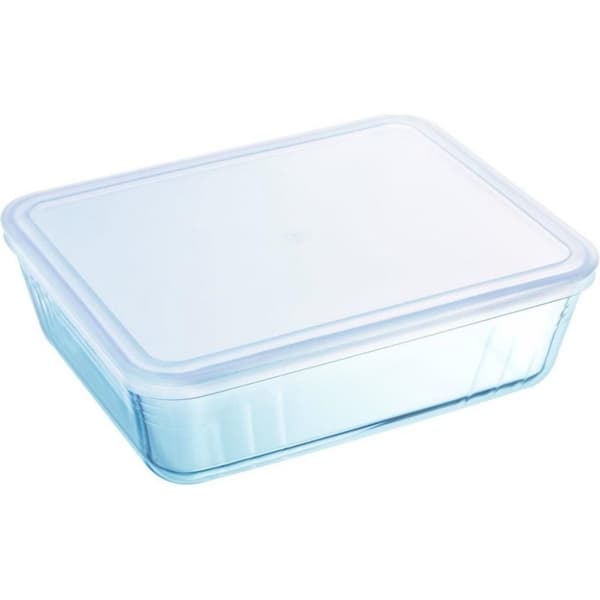 Pyrex Cook &amp; Frys Glasugnsform + Lock 4L Transparent