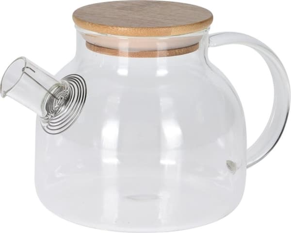 Glas tekande 800 ml med filter Tekander/tedåser af glas