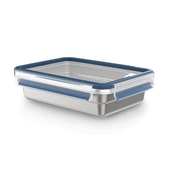 Emsa N1150500 Clip & Close Food Container 1,2L rustfrit stål