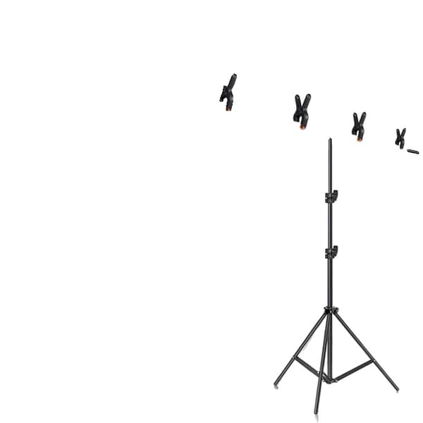 Tripod-teline, vihreän kankaan tuki, yksivärinen kehys, 2X2M