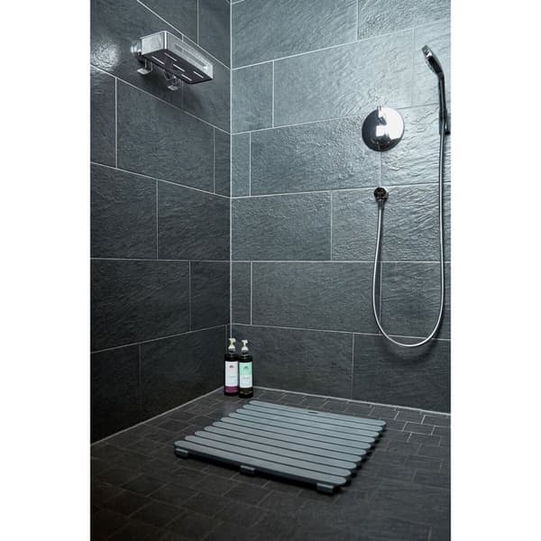 Alusta Wenko 22947100 Muovinen Sisäpuoli/Ulkopuoli 55 x 55 cm Tumman harmaa