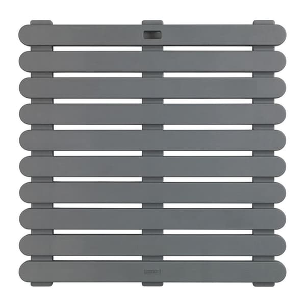 Alusta Wenko 22947100 Muovinen Sisäpuoli/Ulkopuoli 55 x 55 cm Tumman harmaa