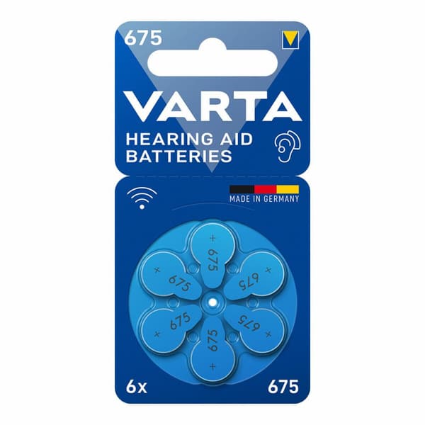 Kuulokojeen paristo Varta Hearing Aid 675 PR44 6 osaa