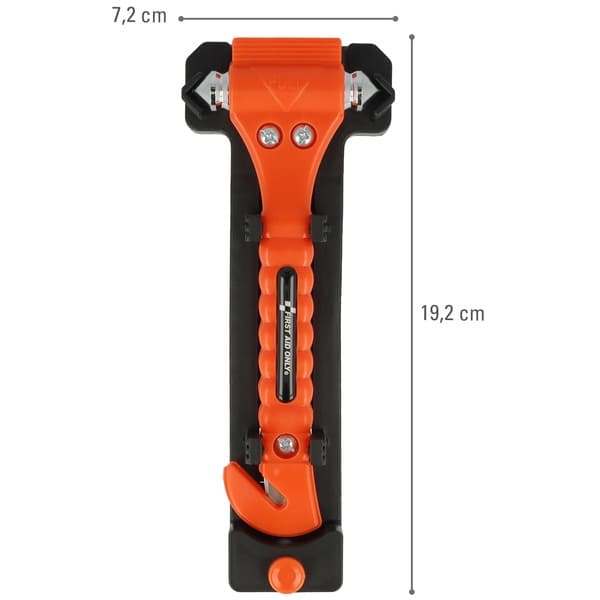 Westcott AC-P30001 2in1 Endast första hjälpen nödhammare 2 delar orange