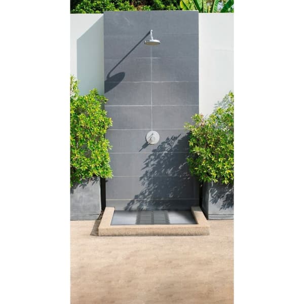 Plattform Wenko 22947100 Plast Insida/Extern 55 x 55 cm Mörkgrå