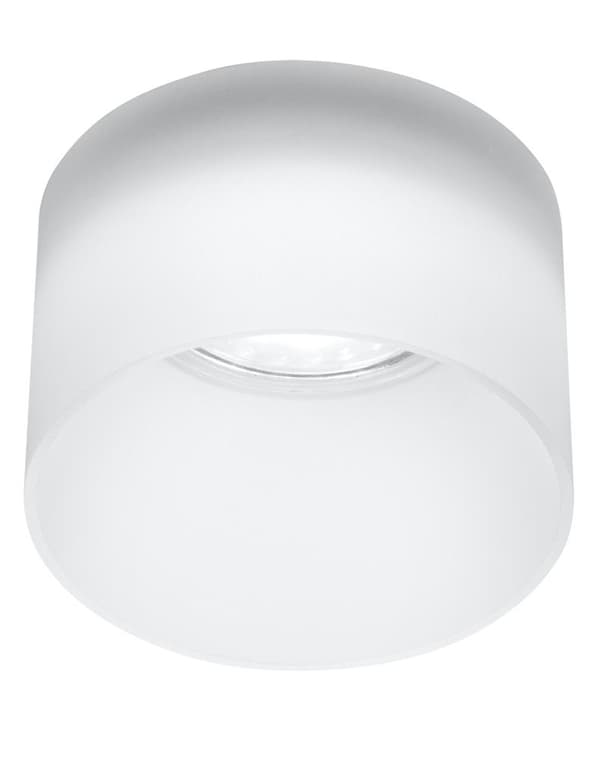 RØR LOFTSLAMPE 1X50W GU10 FROSTED DIA. 7,8 cm
