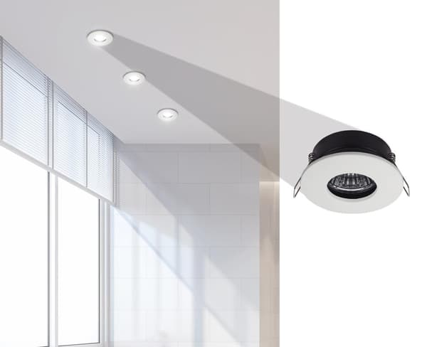 SH-12 WH MR16 HVID loftsøjle HERMETIC loftslampe IP65 fugtbestandig
