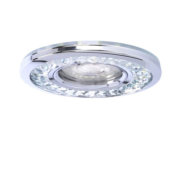 SK-92 CH/TR GU10 50W+LED SMD 3W 230V CHROME takögla taklampa