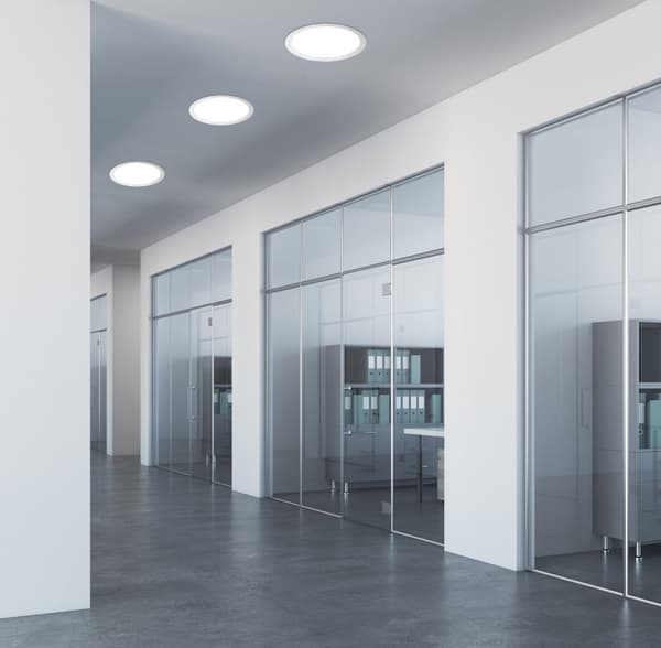 SP-02 WH 6W LED 230V loftslampe LED PANEL FAST RUND DIA. 150