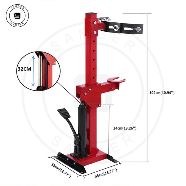 {1,5Ton 1500KG Hydraulisk fjederkompressor - Auto Strut til Bil Reparationsværktøj}