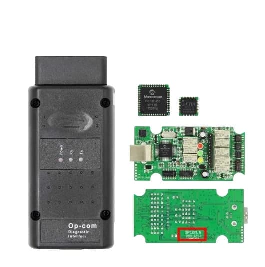 Opcom V195, OBD 2 -koodinlukija, Opel-autojen diagnoosityökalu, opcom 170