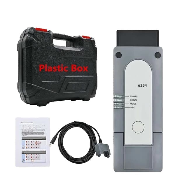 Auton diagnoosityökalu, Bluetooth-yhteys, WIFI-tuki, Alkuperäinen 5054A Best 6154A Plastic