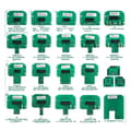 Miniatyrbillede 1 af 2: OBD2 Diagnostisk Værktøj, Ubegrænset Kess V5017, EU RØD PCB, 22PCS Adaptere