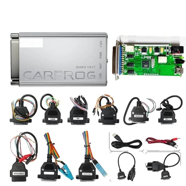 Carprog-ohjelmoija, täydelliset adapterit, autokorjaustyökalu, Carprog V1377