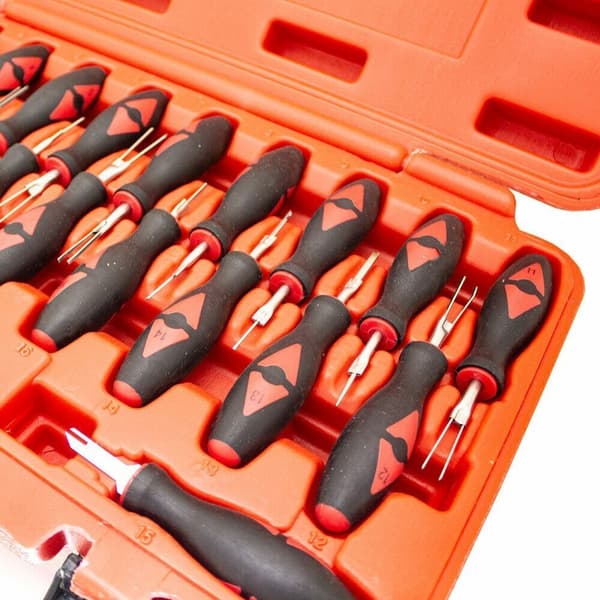 Set f�r urkoppling av stift av elektriska kontakter, ISO-set, 23 element