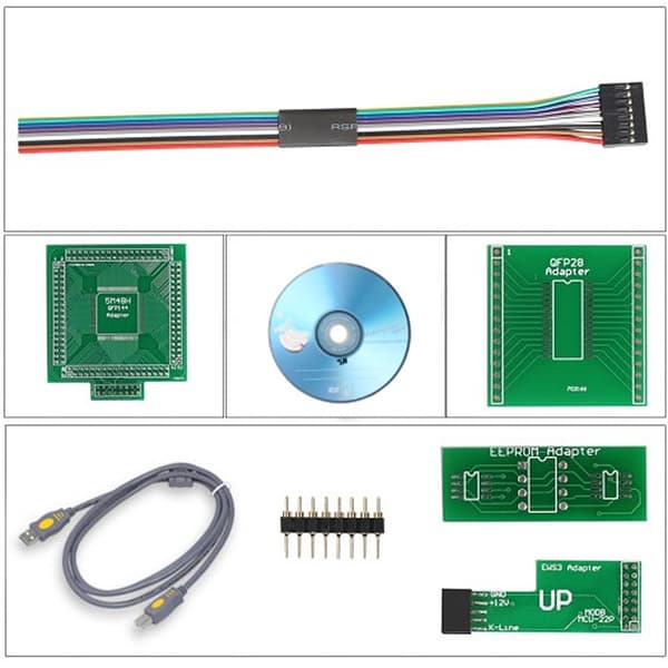 Bil ECU-programmør, Metalboksdesign, Fuldt adapterunderstøttelse