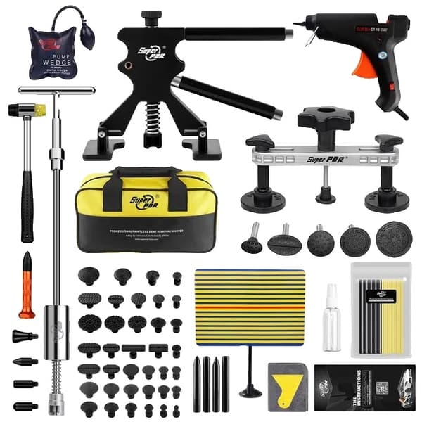 Bil Buler Reparationsværktøjer, Malingfri Buler Reparation, Auto Karrosseri Buler Trækker Kit, Professionelle Værktøjer, EU-stik