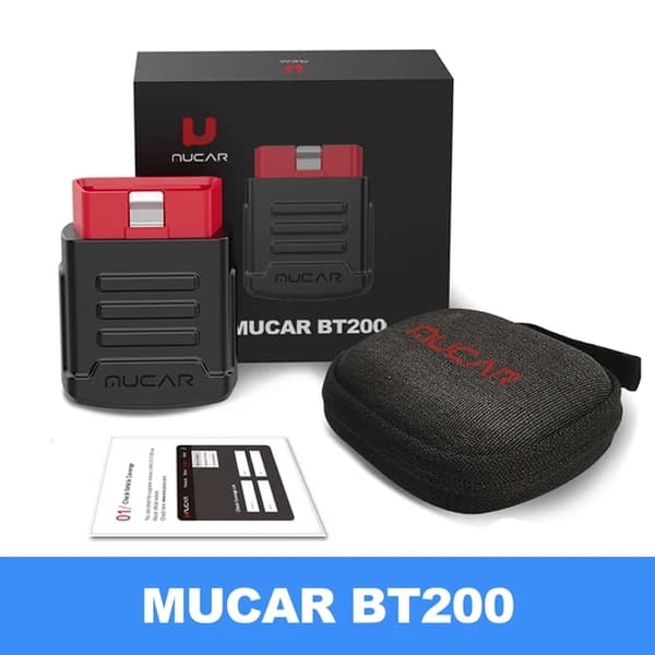 OBD2 Bluetooth Diagnostiikkatyökalu, Täydellinen järjestelmädiagnoosi, Öljyn SAS-nollaus, MUCAR BT200 Pro