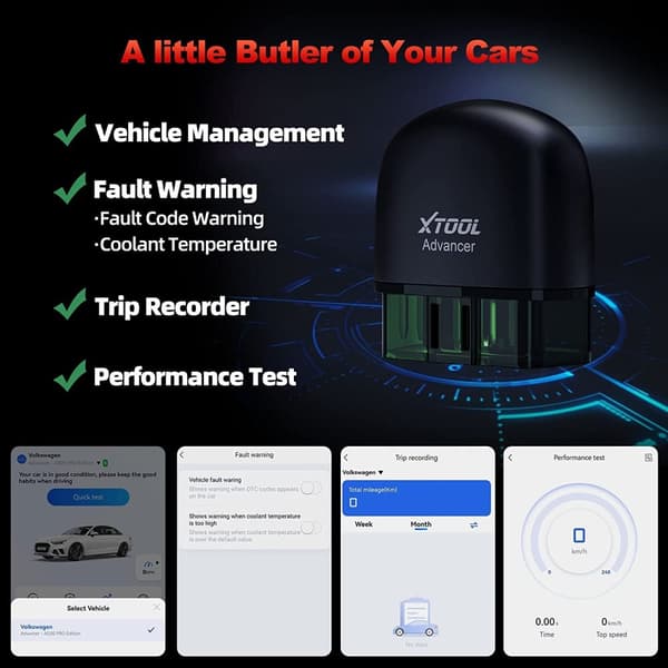 OBD2-skanneri, täydellinen järjestelmädiagnostiikka, Bluetooth-yhteys, AD20 Pro