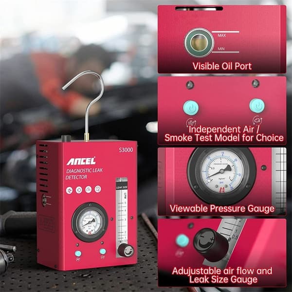 Rök Läckage Tester, 12V EVAP Rökmaskin, Bränslerör Läckage Lokalisator