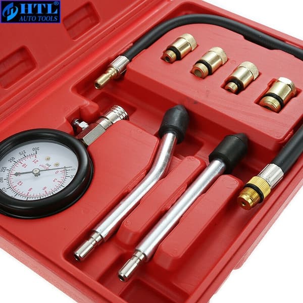 Kompressionstester, Motor Auto Benzin Gas Motor Zylinder, Motorrad Druckmesser