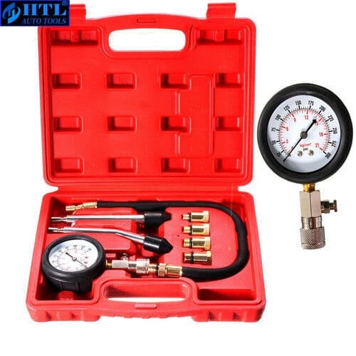 Kompressionstester, Motor Auto Benzin Gas Motor Zylinder, Motorrad Druckmesser