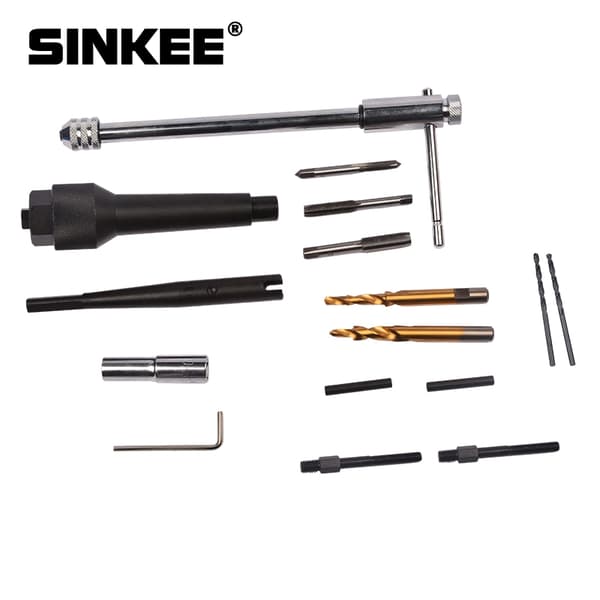 Glow Plug Removal Tool Kit, Trådreparation, Tändstiftsgapsextraktion