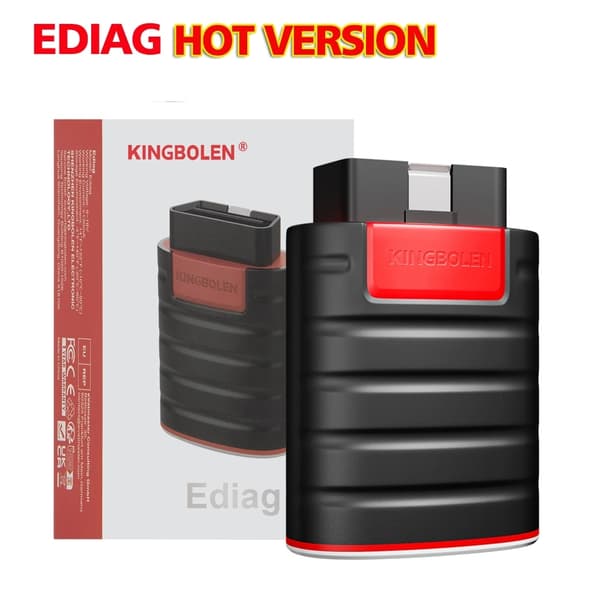 OBD2 Scanner, Fuldt System Diagnose, ECU Kodning, Pink