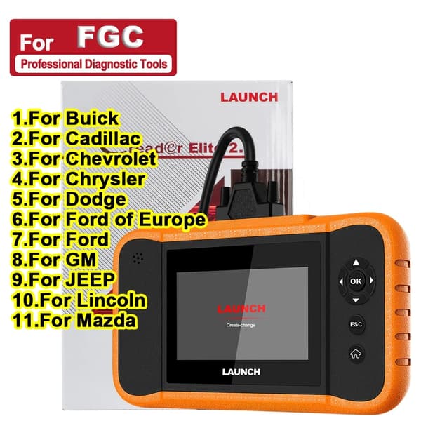 OBD2 Diagnostiskt Verktyg, Fullständig Systemtäckning, ECU Kodning, VIT