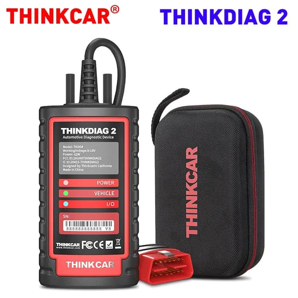 Auton diagnoosityökalut, kaikkien järjestelmien kattavuus, ECU-koodaus, THINKDIAG 2