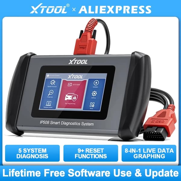 Autoskanneri, ABS-nollaus toiminto, elinikäinen ilmainen päivitys, XTOOL IP508