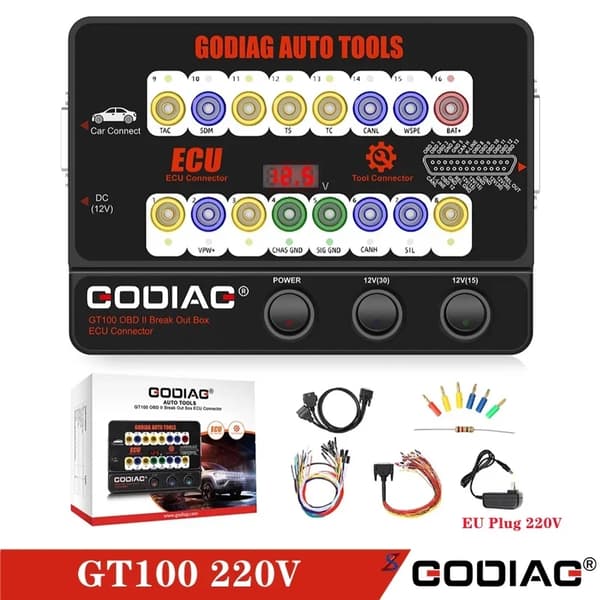 ECU-stik, OBDII Break Out Box, Testplatform, CAS-platform