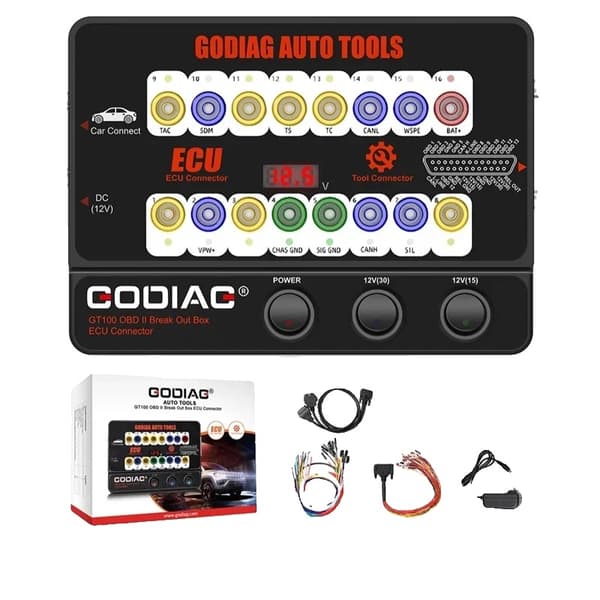 ECU-stik, OBDII Break Out Box, Testplatform, CAS-platform