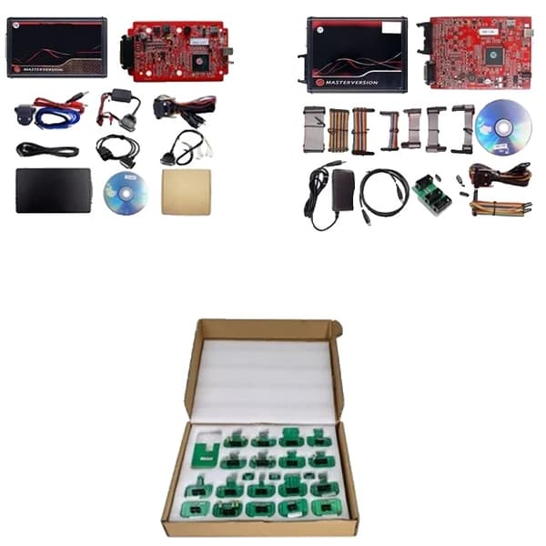 KESS V5.017 & KTAG V7.020, Obegränsad Användning, Flerspråkiga ECU Reparationsverktyg,KESS KTAG LED RAM