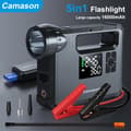 Miniatyrbild 2 av 2: 5-i-1 Ficklampa, 16000mAh Startkablar, 150PSI Luftkompressor,5 i1 Ficklampa