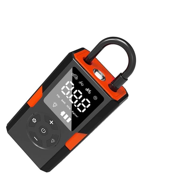 Bærbar Trådløs Dækpumpe, 5000mAh Batteri, Multi-Køretøjs Kompatibilitet,5000mAh