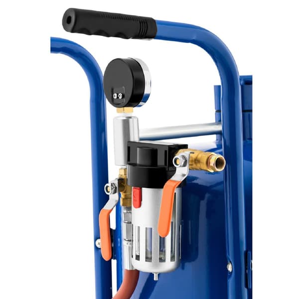 Mobil sifonsandblæser med trykregulering 60-125 psi 40 l