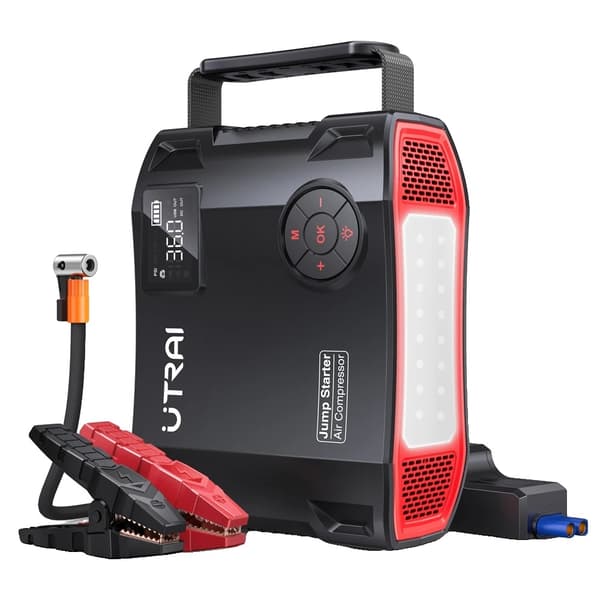 Bilstartare Powerbank, 2000A kapacitet, 150 PSI däckpump,TvåtusenA