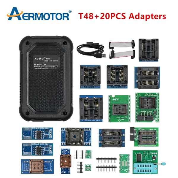 T48 Universal Programmer, Letvægtsdesign, CE-certificeret,T48 Standard
