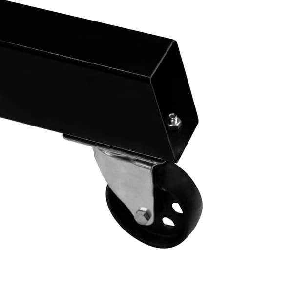 Motorløftkran Kapacitet 2 Ton 2000kg med Hydraulisk Pumpesystem, Foldbare Ben | 6 Hjul + 4 Armpositioner, Løftekrog og Kæde til Værksted, Garage