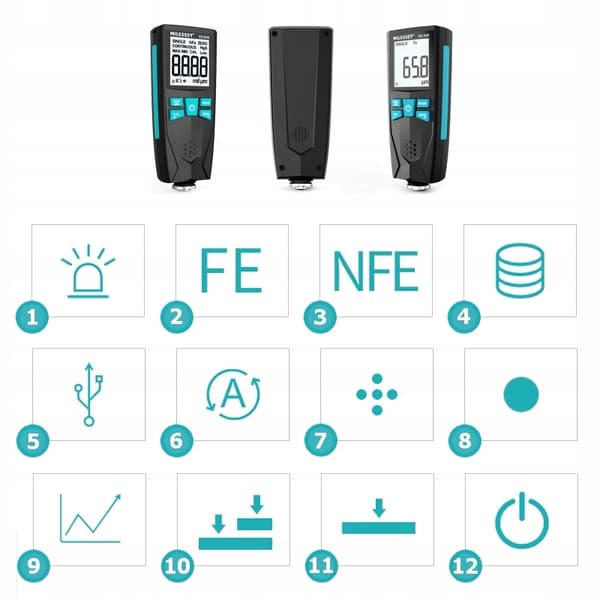 MALINGTYKKELSESMÅLER, KOBBER ALUMINIUM TESTER